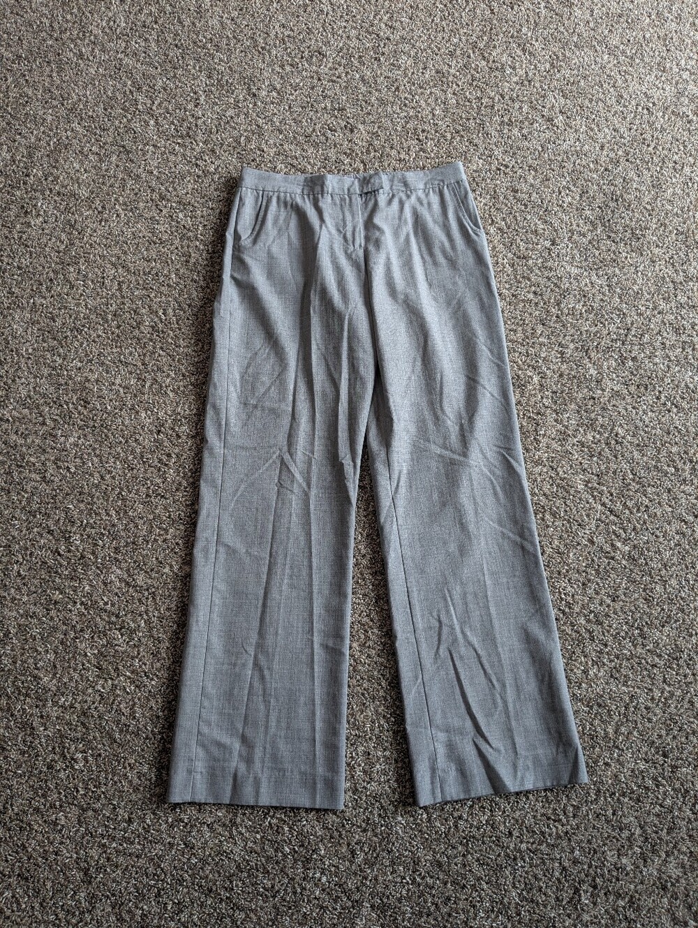 Vintage Kuhlman 100% Wool Dress Pants Slacks Size 46 Gray